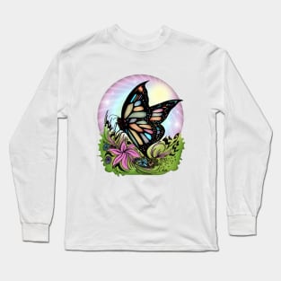 Butterfly Serenity Long Sleeve T-Shirt